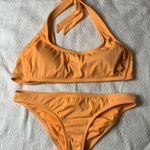 Xhilaration Orange Bikini Set Minimalist Swimwear Photo 0