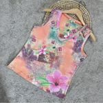 Xcit USA Women’s Y2K Vintage Baby Tee Floral Graphic V Photo 0