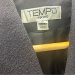 Tempo Paris Vintage 100% Wool Black Blazer: Size 4 Photo 3