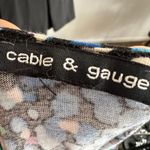 Cable & Gauge Colorful Babydoll Top, Playful, Retro, Vintage, Boho, Whimsical,‎ Y2K, Small Photo 3