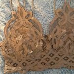 Free People One Nude Tan Adella Lace Bralette Bra XS Photo 3