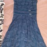 Francesca's Blue Lace Dress Photo 0