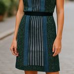 Per Se NWOT  By Carlisle Metallic Holiday Floral Festive Skirt Photo 0