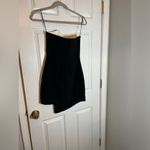 Amanda Uprichard  Soiree Mini Dress in Black & Ivory Photo 5