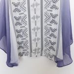 Cato  Womens Kimono Top Size‎ S Sheer Boho Tribal Print Lightweight Artsy Photo 3