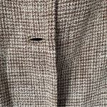 Marni Milano Linen Wool Blend Crop Blazer Jacket Brown Cream size 42 Large Photo 8