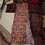 SheIn Satin maxi slit thigh dress Photo 12