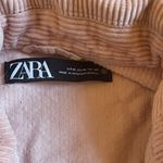 ZARA Pink Corduroy Jacket Women’s M Oversized Button Front Shacket 100% Cotton Photo 3