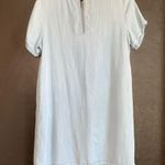 Life in Progress  Women Medium Denim Shift Dress Pocket Distressed Photo 4