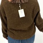 Anthropologie See u soon by Brien Metallic Sweater Size S/M NWT Photo 4