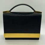 Brian Atwood Gorgeous Vintage Black Leather Evening Clutch Purse Bag ❤️❤️ Photo 0