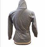 J.Crew  Cotton Grey Belted Cardigan Antique Fleece Size Small Sweatshirt. Photo 2