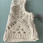 Haute Monde Cream Cropped Cut-Out Tank Top Photo 4