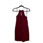 Lulus  Ring My Bell Wine Red Halter Dress, New with Tags Photo 4