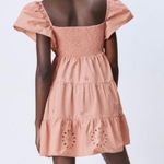 ZARA Eyelet Mini Dress Photo 1