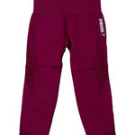 Gymshark Energy Seamless Crop Leggings Maroon Red High Waisted Size XS Photo 0