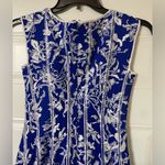 Tadashi Shoji  Dress Small Womens Blue Floral Embroidered Wedding Formal Designer Photo 8