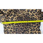 AQUA  Leopard Print Peak Lapel Blazer Jacket Women's Size S Gold Button Photo 9