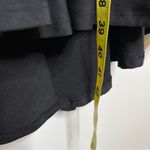 LuLaRoe Black Maurine Dress Lace Bell Sleeves Size Medium Ruffle Hem Witch Goth Photo 5