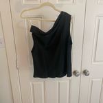 Nordstrom Renee C. Black Asymmetrical Blouse Photo 3