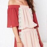 Tularosa Marietta off Shoulder Mini Lace Bohemian Dress XS Photo 0