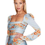 Nookie NWT Garden Crop Top Size M Photo 0