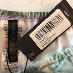 Pretty Little Thing Water Print Tanga Bikini Bottoms Seashell Purple Green US 6 Photo 4