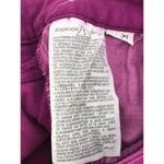 ZARA Women's Purple High Waisted Flare Jeans Sz 4 | Wide Leg Raw Split Hem Photo 4