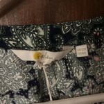 Boden Long Sleeve ruched sleeve mini wrap dress Paisley Blue Green medium nwt Photo 3