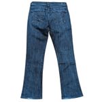 7 For All Mankind 26 Rocker Slim Boot Leg Bootcut Jeans Dark Faded Wash Sretch Photo 1