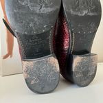The Office of Angela Scott Mr Jagger Boots Leather Snakeskin Embossed Red Sz 37 Photo 9
