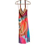 Anthropologie NEW By Square-Neck Halter Midi Dress Medium Petite Photo 10
