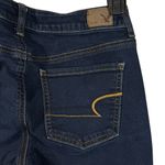 American Eagle SZ 4 Jeggings Jeans Low-Rise Stretch Zip-Fly Pockets Dark Wash Photo 6