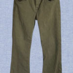 frame denim Frame Le Crop Mini Boot Washed Army Green Pants Size 24 Photo 0