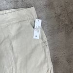 Joie NWT  Shorts Women's XXL Beige Rainy Day Pleated High Rise Cotton Linen Blend Photo 2