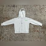 Helmut Lang  Limited Edition Zip Front Hoodie Sweatshirt Size Small white Photo 11