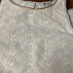 American Eagle ⭐️  AEO White Sequin High Neck Sleeveless Tank Top S Photo 5