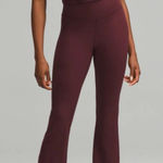 Lululemon Groove Super-High-Rise Flared Nulu Regular Red Merlot Size 2 Photo 0