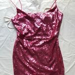 Windsor Pink Glitter Sequin Dress Photo 0