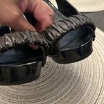 Burberry Patent Leather Slingback Pumps Italian Size 36 1/2 High Heel Photo 5