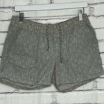 Columbia  Drawstring Hiking Shorts Omni-Shade Gray Printed Women’s Small Hippie Photo 0