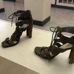 Vince Camuto Heels Dark Brown Strappy Heels 9M-gorgeous-comfortable look new Photo 0