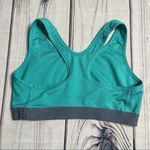 Nike Dri- Fit Sports Bra Size Small Teal Blue Green Non Padded Yoga Athletic Gym Photo 4