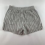 Old Navy  Natural Striped High Rise Linen Blend Pull On Shorts XS Photo 3