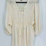 Nine West Vintage America Jean Ivory Boho Keena Dress Womens Size Medium 2010 Photo 0
