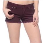 Aeropostale Blackberry Wine Cut-Off Shorts Photo 1