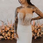 Casablanca Bridal Wedding Dress Style Belle White Size 12 Photo 2