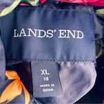 Lands' End  Floral Navy Down Vest Plus Size Women’s Size 18 Photo 13
