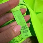 SKIMS  Swim Ruched T-Shirt Crop Top Neon Green S Photo 7