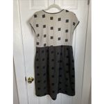 Piper & Scoot  Dress Womens Small boho prairie square print smock shirt Photo 3